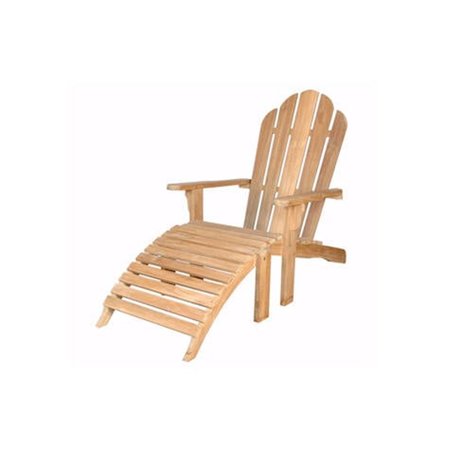 ANDERSON Anderson Teak AD-036 Adirondack Chair With Ottoman AD-036